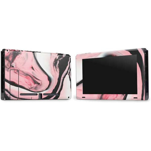 Pink Marble Ink Nintendo Switch Bundle Skin