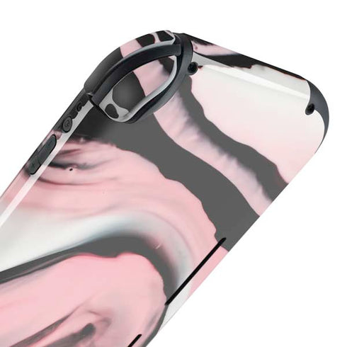 Pink Marble Ink Nintendo Switch Lite Skin
