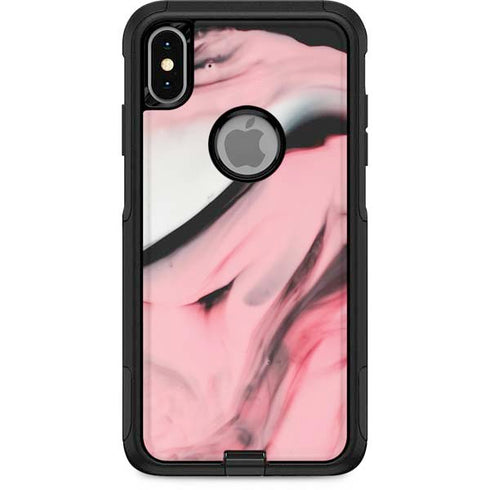 Pink Marble Ink Otterbox Commuter iPhone Skin