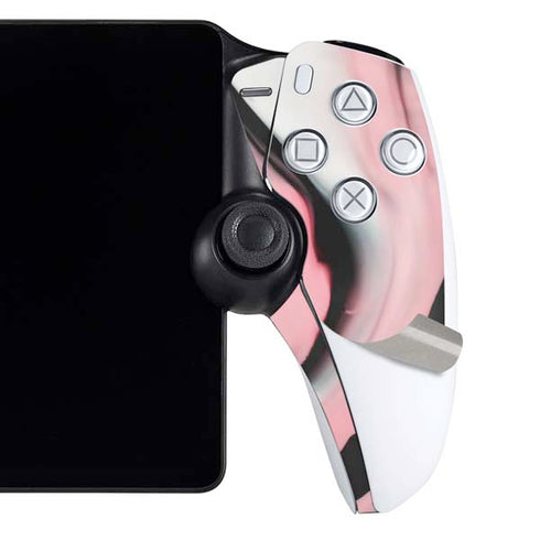 Pink Marble Ink PlayStation Portal Remote Player Skin