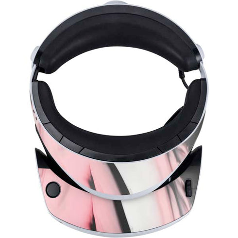 Pink Marble Ink PlayStation VR2 Skin