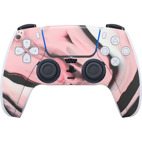 Pink Marble Ink PS5 Controller Skin