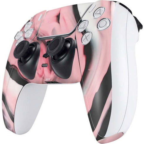 Pink Marble Ink PS5 Controller Skin
