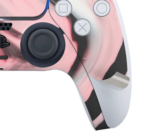 Pink Marble Ink PS5 Slim Digital Edition Bundle Skin