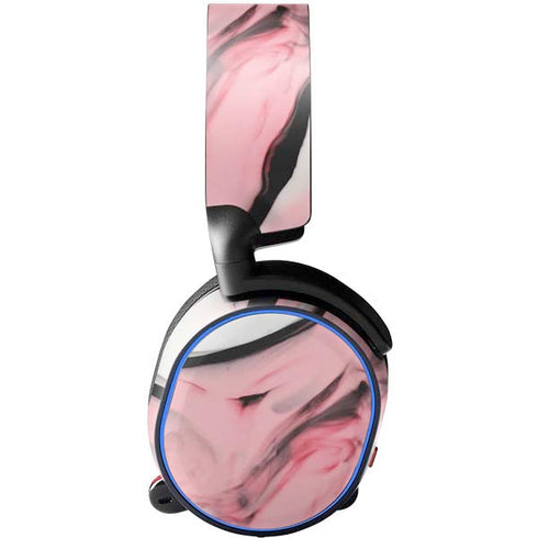 Pink Marble Ink SteelSeries Arctis 5 Skin