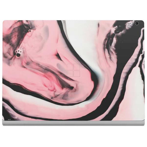 Pink Marble Ink Surface Book 2 13.5in Skin
