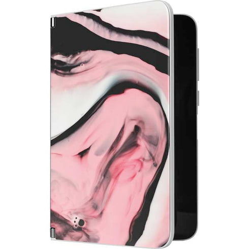 Pink Marble Ink Surface Duo Skin