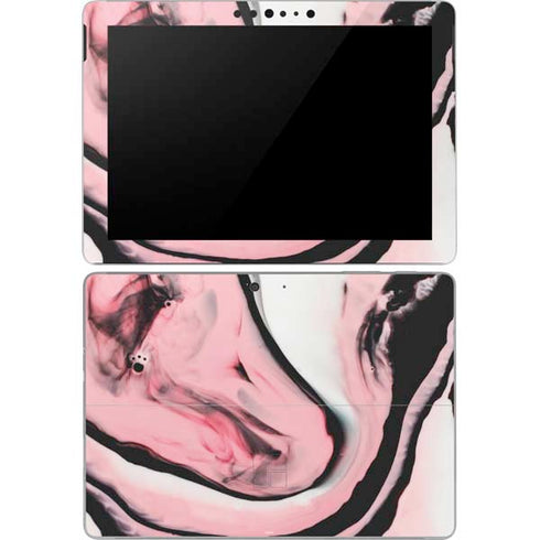 Pink Marble Ink Surface Go Skin