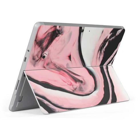 Pink Marble Ink Surface Go Skin