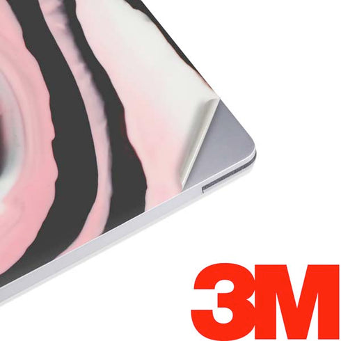 Pink Marble Ink Surface Laptop 3 13.5in Skin