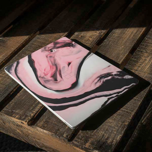 Pink Marble Ink Surface Laptop 3 13.5in Skin