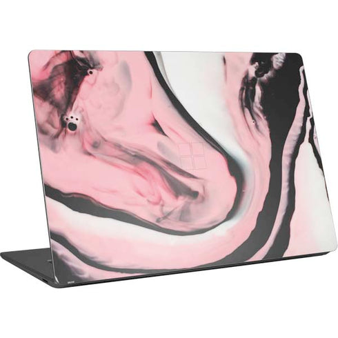 Pink Marble Ink Surface Laptop 4 15in Skin
