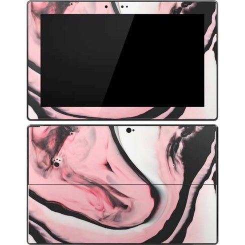 Pink Marble Ink Surface Pro Tablet Skin
