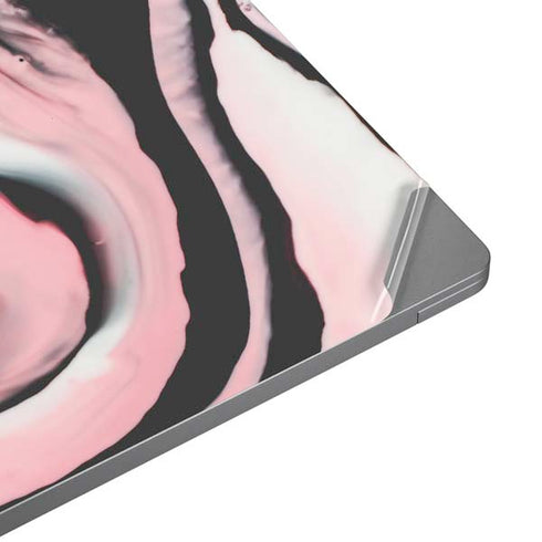 Pink Marble Ink Universal Laptop 16.6in (13.4 x 9.7in) Skin