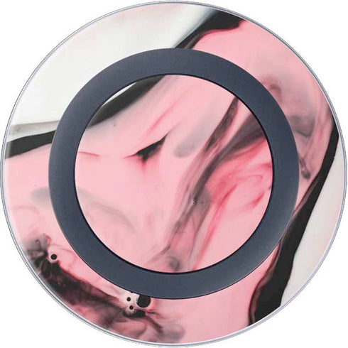 Pink Marble Ink Wireless Charger Skin