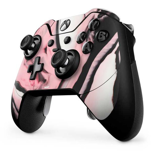 Pink Marble Ink Xbox One Elite Controller Skin