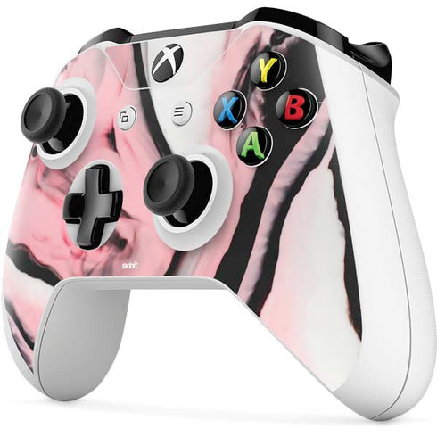 Pink Marble Ink Xbox One S All-Digital Edition Bundle Skin