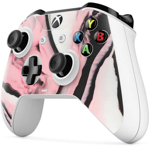 Pink Marble Ink Xbox One S Controller Skin
