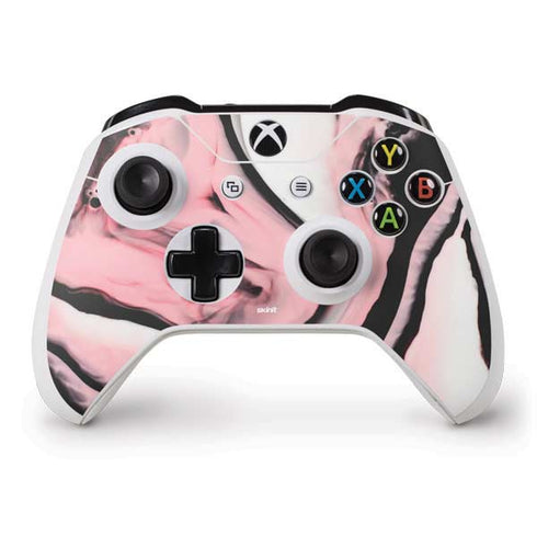 Pink Marble Ink Xbox One S Controller Skin