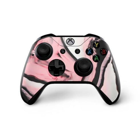 Pink Marble Ink Xbox One X Bundle Skin