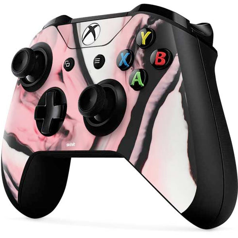 Pink Marble Ink Xbox One X Controller Skin
