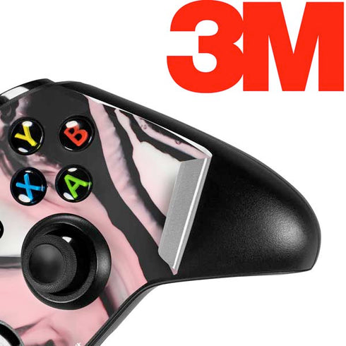 Pink Marble Ink Xbox One X Controller Skin