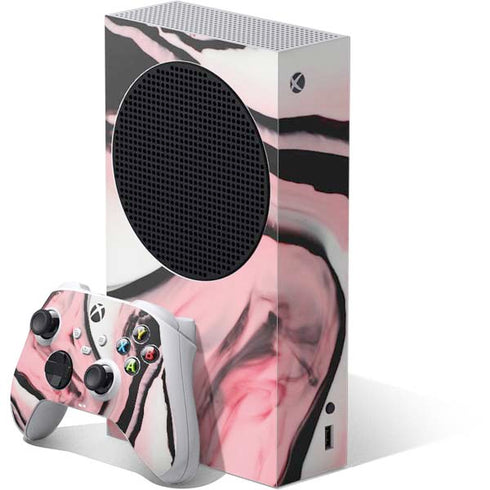 Pink Marble Ink Xbox Series S Bundle Skin