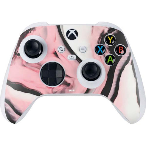 Pink Marble Ink Xbox Series S Controller Skin