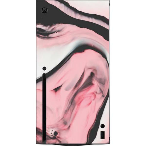 Pink Marble Ink Xbox Series X Console Skin