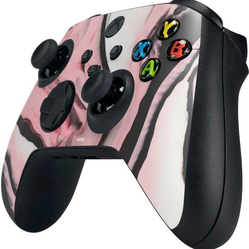 Pink Marble Ink Xbox Series X Controller Skin