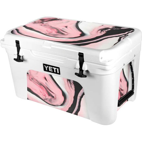 Pink Marble Ink YETI Tundra 45 Hard Cooler Skin