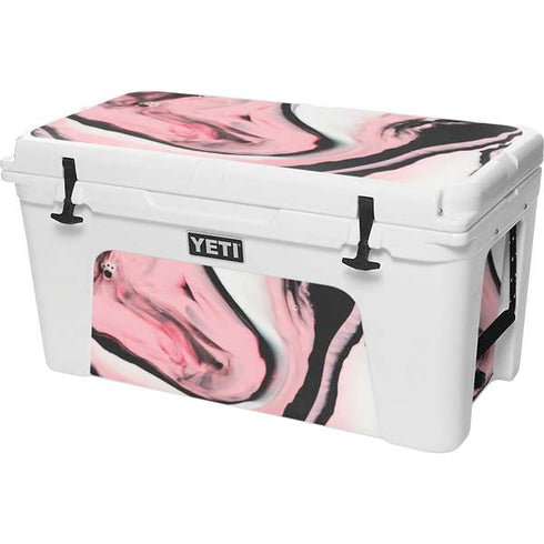Pink Marble Ink YETI Tundra 75 Hard Cooler Skin