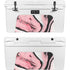 Pink Marble Ink YETI Tundra 75 Hard Cooler Skin
