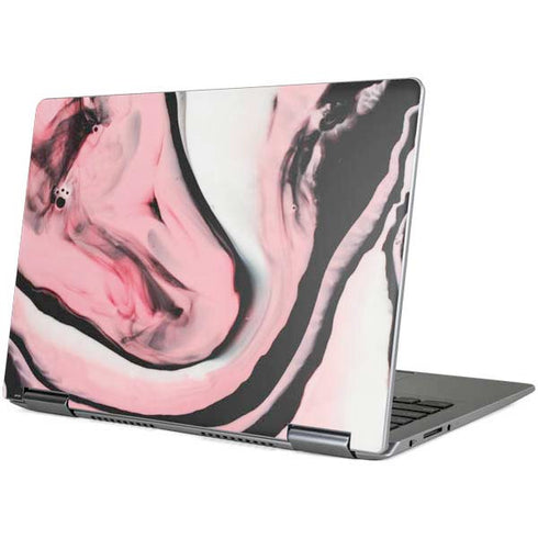 Pink Marble Ink Yoga 710 14in Skin