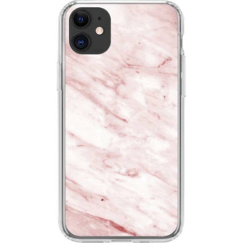 Pink Marble iPhone 11 Clear Case