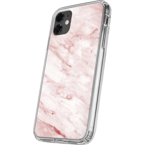 Pink Marble iPhone 11 Clear Case