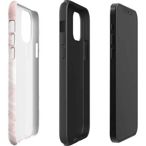 Pink Marble iPhone 12 Impact Case