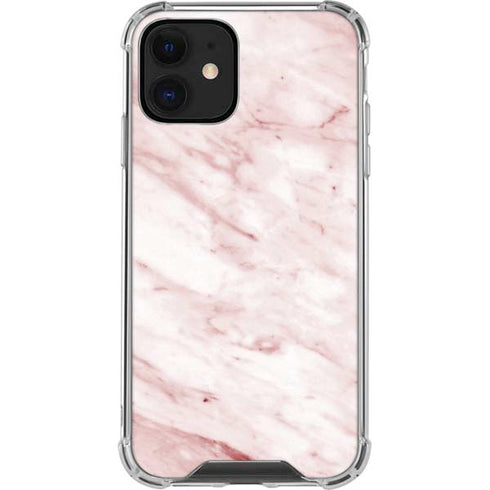 Pink Marble iPhone 12 Mini Clear Case