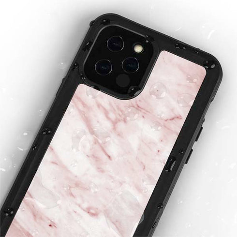 Pink Marble iPhone 12 Pro Waterproof Case