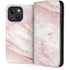 Pink Marble iPhone 13 Folio Case