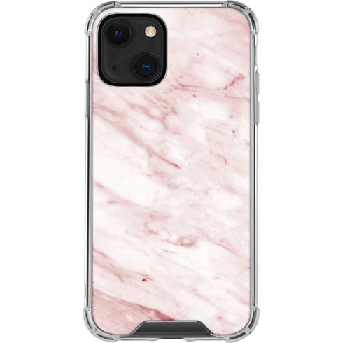 Pink Marble iPhone 13 Mini Clear Case