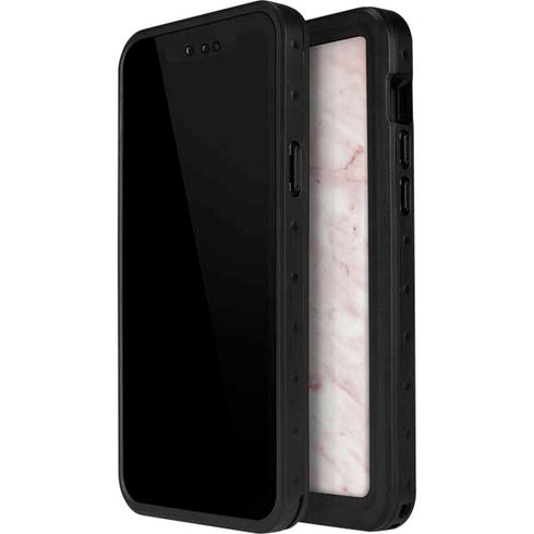 Pink Marble iPhone 13 Mini Waterproof Case