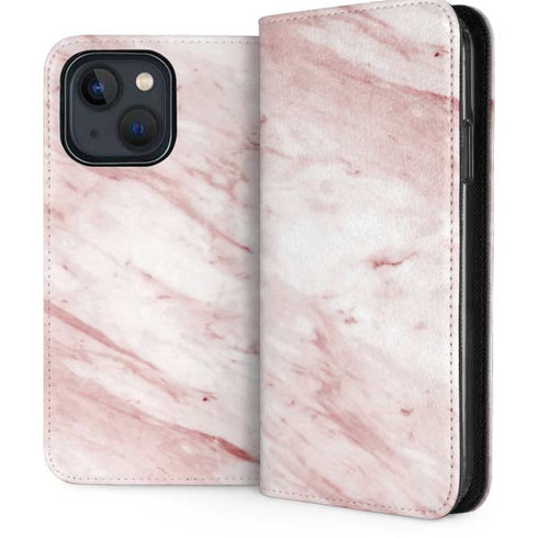 Pink Marble iPhone 14 Folio Case