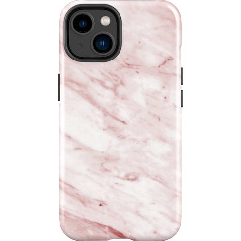 Pink Marble iPhone 14 Plus Impact Case