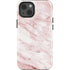 Pink Marble iPhone 15 Impact Case