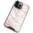 Pink Marble iPhone 15 Pro Clear Case