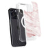 Pink Marble iPhone 15 Pro MagSafe Case