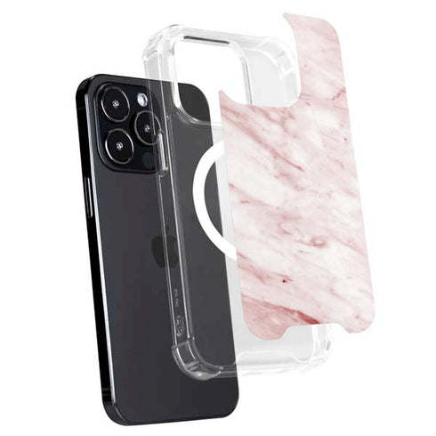 Pink Marble iPhone 15 Pro Max MagSafe Case