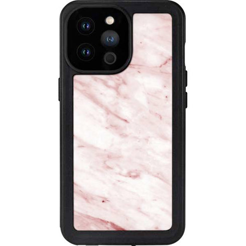 Pink Marble iPhone 14 Pro Max Waterproof Case