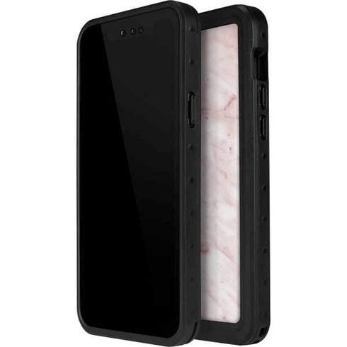 Pink Marble iPhone 14 Pro Max Waterproof Case